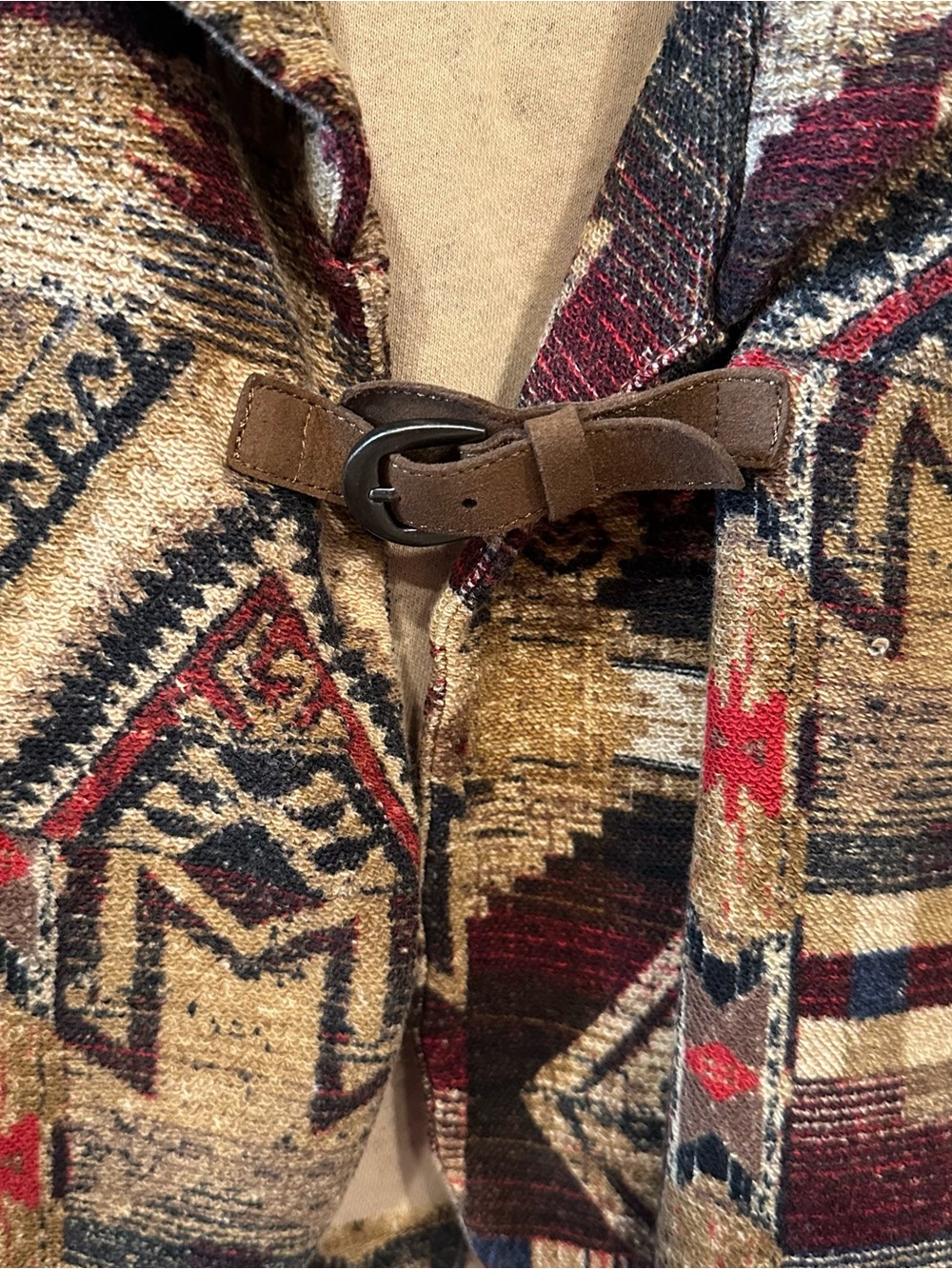 Vintage Ralph Lauren Jeans Co Tribal Southwest Cotton Cardigan Sweater Small - Picture 3 of 6